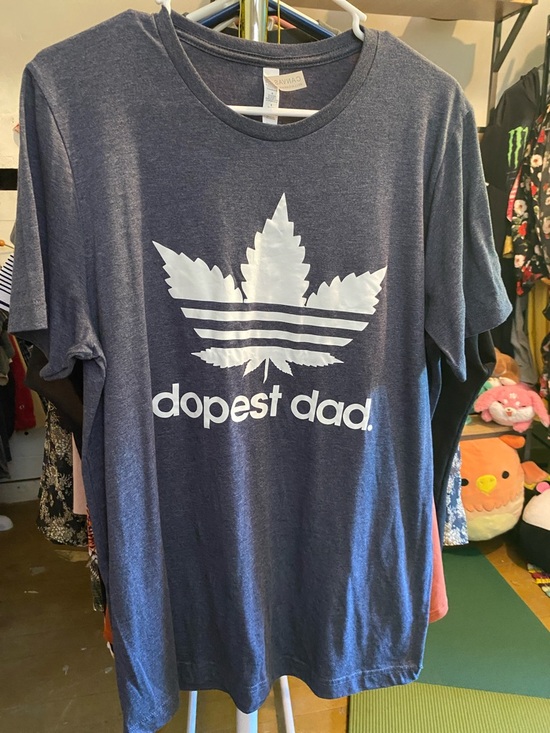 Bella Canvas Other - Bella Canvas Navy Graphic Tee - "dopest dad."